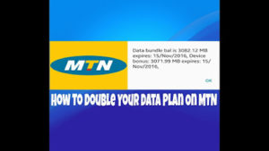 How To Double Your MTN Data